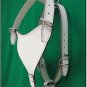 GENUINE LEATHER DOG HARNESS WITH LEASH - MEDIUM
