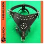 Genuine Leather Dog Harness With Leash - LRG