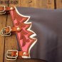 Bull Riding Soft Smooth Leather Rodeo Western Chaps 007