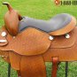 Hilason Treeless Western Trail Barrel Racing Saddle 18