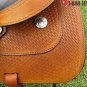 Hilason Treeless Western Trail Barrel Racing Saddle 18