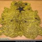 COW HIDE HAIR-ON LEATHER FULL COWHIDE TIGER PRINT RUG S