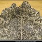 COW HIDE HAIR-ON LEATHER COWHIDE ZEBRA PRINT RUG SC219