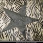 COW HIDE HAIR-ON LEATHER COWHIDE ZEBRA PRINT RUG SC219