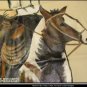 Professionally Hand Painted Real Cow Hide Leather Rug