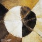Hair-On Leather Patchwork 48in. Cowhide Rug Carpet 097