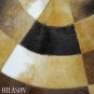 Hair-On Leather Patchwork 48in. Cowhide Rug Carpet 097