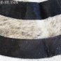 Hair-On Leather Patchwork 58in. Cowhide Rug Carpet 035