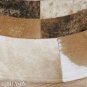 Hair-On Leather Patchwork 58in. Cowhide Rug Carpet 025