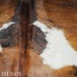 498 COWHIDE HAIR-ON LEATHER COWHIDE THROW RUG CARPET