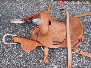 AX206 Hilason Brand New Hand Made Bronc Saddle 18 Seat