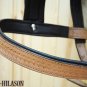 Tan Leather Dog Padded Harness With Leash - SML