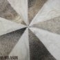 Hair-On Leather Patchwork 48in. Cowhide Rug Carpet 001