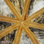 Hair-On Leather Patchwork 48in. Cowhide Rug Carpet 093
