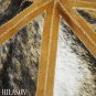 Hair-On Leather Patchwork 48in. Cowhide Rug Carpet 093