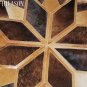 Hair-On Leather Patchwork 58in. Cowhide Rug Carpet 047