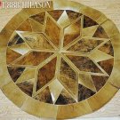 Hair-On Leather Patchwork 58in. Cowhide Rug Carpet 045