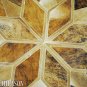 Hair-On Leather Patchwork 58in. Cowhide Rug Carpet 045