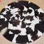 Hair-On Leather Patchwork 58in. Cowhide Rug Carpet 041