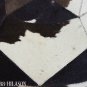 Hair-On Leather Patchwork 58in. Cowhide Rug Carpet 041