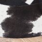 Hair-On Leather Patchwork 58in. Cowhide Rug Carpet 041