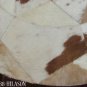 Hair-On Leather Patchwork 58in. Cowhide Rug Carpet 039