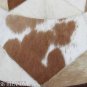 Hair-On Leather Patchwork 58in. Cowhide Rug Carpet 039