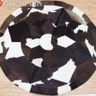 Hair-On Leather Patchwork 58in. Cowhide Rug Carpet 031