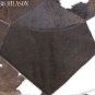 Hair-On Leather Patchwork 58in. Cowhide Rug Carpet 031