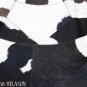 Hair-On Leather Patchwork 58in. Cowhide Rug Carpet 029
