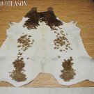 COWHIDE HAIR-ON LEATHER COWHIDE THROW RUG CARPET 007