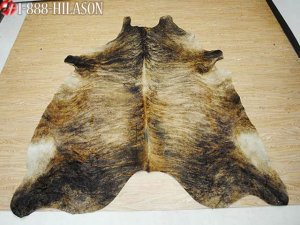 COWHIDE HAIR-ON LEATHER COWHIDE THROW RUG CARPET 009