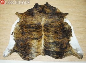 COWHIDE HAIR-ON LEATHER COWHIDE THROW RUG CARPET 011