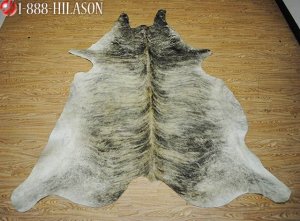 COWHIDE HAIR-ON LEATHER COWHIDE THROW RUG CARPET 015