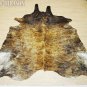 COWHIDE HAIR-ON LEATHER COWHIDE THROW RUG CARPET 017