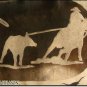 COWHIDE HAIR ON LEATHER OVAL RUG PATCHWORK 17 sqft