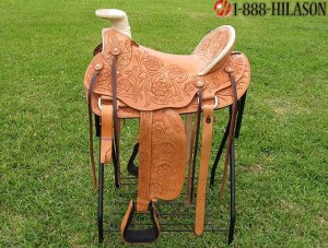 Western Wade Roping Ranch Cowboy Trail Horse Saddle 17