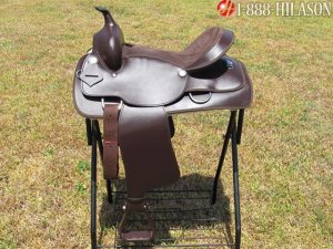 131 HILASON WESTERN SYNTHETIC TRAIL PLEASURE SADDLE 16