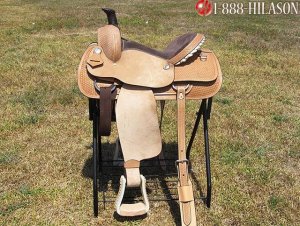 KK127 HILASON WESTERN ROPING TRAIL PLEASURE SADDLE 16