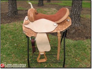 FLEX TREE BARREL RACING TRAIL SHOW WESTERN SADDLE 16