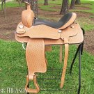 Hilason Draft Horse Western Trail Riding Saddle 16