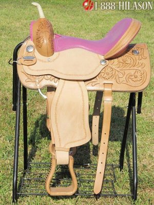 Flex-Tree Barrel Racing Trail Western Horse Saddle 16
