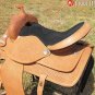 AO101 Hilason Treeless Western Trail Barrel Saddle 16