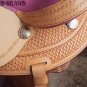 TO519 Hilason Treeless Western Barrel Trail Saddle 16