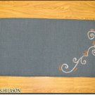Western Saddle Blanket Pad Wool Bling Show Rodeo Blue