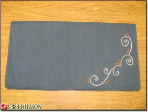 Western Saddle Blanket Pad Wool Bling Show Rodeo Blue