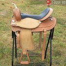Hilason Treeless Western Barrel Trail Saddle 16.5 TO535