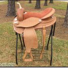 Hilason Treeless Western Trail Barrel Saddle 18 TO505