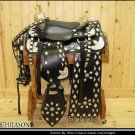 HILASON PARADE SHOW SADDLE HEADSTALL COLLAR SERAPE
