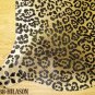 LEOPARD PRINT HAIR ON LEATHER COWHIDE RUG 37 sqft 001